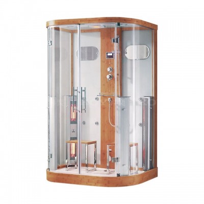 K015 Multifunctional steam sauna  room new style  infrared sauna shower combination sauna shower room for 2persons